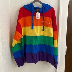 PRIDE Unisex Full Zip Hoodie Men’s Size Large